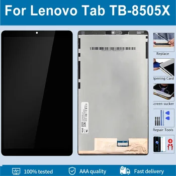 AAAA + + + + + Lenovo Tab M8 HD PRC SIRA TB-8505X TB-8505F TB-8505 LCD Ekran Dokunmatik + Ekran Digitizer Meclisi Yedek Parçalar