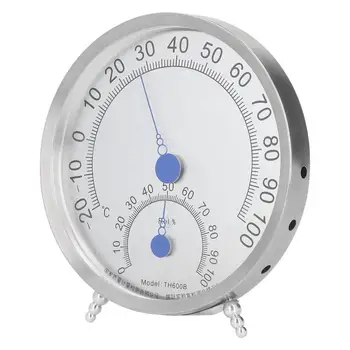 Analog Higrometre Termometreler Yüksek Hassasiyetli 2 İn 1 Sıcaklık nem monitörü Ölçer Su Geçirmez Hava Arama Havuz Bahçe İçin