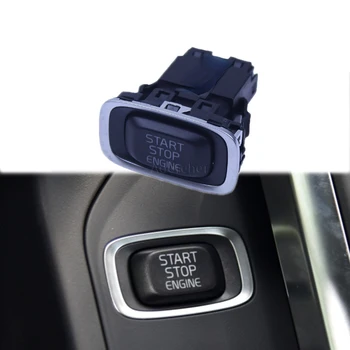 Araba Tek Bir Tıklama Motor Çalıştırma Anahtarı Start Stop Kontrol Anahtarı Düğmesi Volvo XC60 XC70 V60 V70 S60 S80L