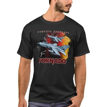 Avrupa Fighterjet Alman Panavia Tornado Fighter T-Shirt %100 % Pamuk O-Boyun Yaz Kısa Kollu Rahat erkek tişört Boyutu S-3XL