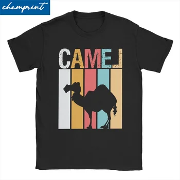 Deve Tasarım T Shirt Erkek Kadın %100 % Pamuk Komik T-Shirt Yuvarlak Boyun Hayvan Tees Kısa Kollu Giyim doğum günü hediyesi