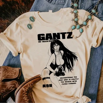 Gantz Tee kadın grafik t-shirt kız y2k giysileri