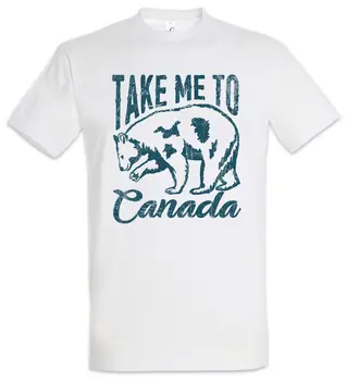 Götür Beni Kanada T Shirt Ayı Ayılar Afiş Bayrak Akçaağaç Yaprağı Yaban Hayatı