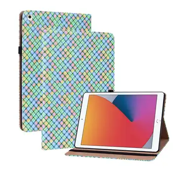Ipad Hava 4 için 5 10.9 Renkli Örgü Desen Kapak İçin iPad Pro 11 10.2 7th 8th 9th 9.7 Mini 2 3 4 5 6 10.5 tablet kılıfı
