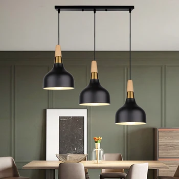 Iskandinav kolye ışık Modern asılı lamba yemek masası mutfak ada aydınlatma armatürü Minimalist yemek odası asılı lamba dekor