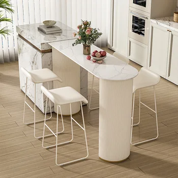 İskandinav Oturma Odası bar masaları Modern Beyaz Ev Lüks bar masaları Modern Tasarım Minimalist Moveis Para Sala mobilya dekorasyonu