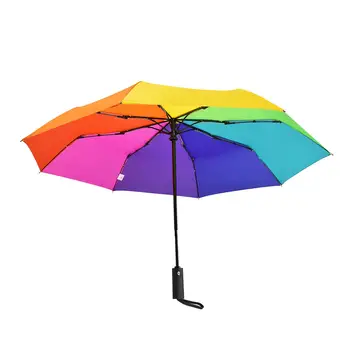 Katlanır Şemsiye Taşınabilir Yağmur Geçirmez Rüzgar Geçirmez Katlanabilir Erkekler Kadınlar için Hızlı Kuruyan Yağmur Şemsiye Kamp için Açık Plaj