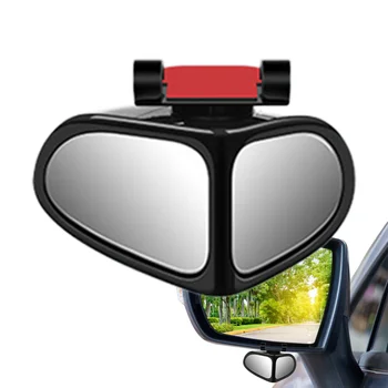 Kör nokta Ayna Araba İçin 360 Rotasyon Ayarlanabilir HD Cam Yan Açılı Yan Görüş Aynası Yan Açılı Yan Görüş Aynası Arabalar İçin Kamyon