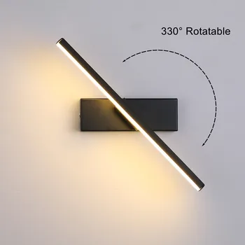Kısılabilir led duvar ışıkları RC Yatak Odası Başucu banyo aynası Duvar Lambası Ayarlanabilir led ışık fikstürü Aplik Makyaj Lambaları