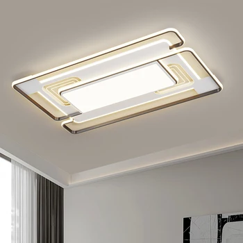 Led oturma odası tavan ışıkları 2023 Yeni Modern Minimalist atmosfer yatak odası çalışma yuvarlak kare ev kapalı Dekor aydınlatma lambaları