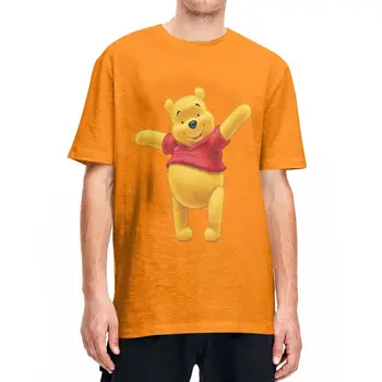 Moda Winnie The Pooh Bebek T - Shirt Erkekler Kadınlar için Ekip Boyun Pamuk T Shirt Kısa Kollu Tee Gömlek 6XL Tops