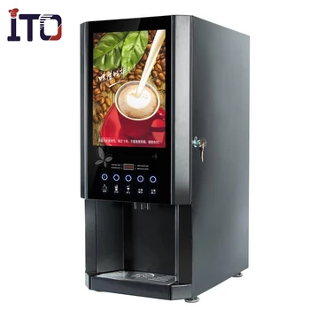 Profesyonel Otel Restoran Ekipmanları Otomatik çözünebilir kahve makinesi Barista Latte Espresso Kahve Makinesi