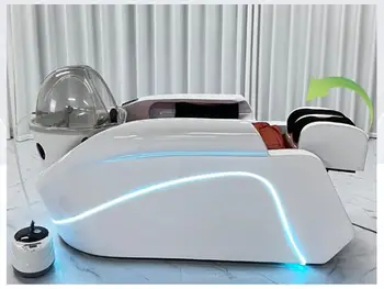 Tam otomatik akıllı elektrikli masaj şampuan yatak berber kuaför güzellik kuaför kafa terapi fümigasyon elektrikli