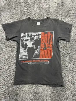 Vintage Boyz N Başlık Orijinal 1991 Film Promo Soluk Sıkıntılı T Shirt Med