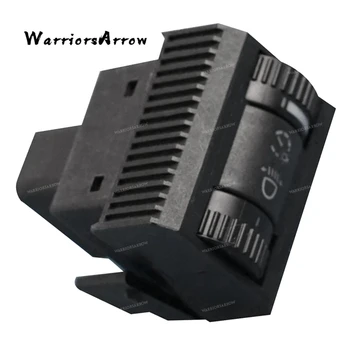WarriorsArrow Far ışık anahtarı Siyah Plastik VW Polo Hatchback Sedan 1.2-1.9 L 2001-2010 6Q0941333C 6Q0 941 333C