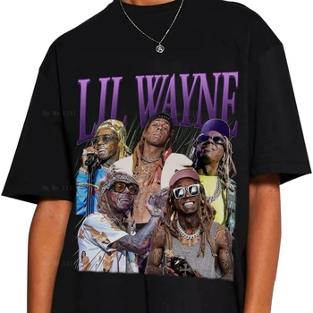 Yeni Popüler Lil Wayne Rapçi Hayranları İçin Hediye Erkekler Tüm Boyut Gömlek Erkek Boy Tshirt