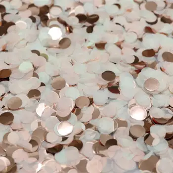 Yuvarlak Kağıt 1cm Konfeti DIY Çocuklar Doğum Günü Bebek Duş Parti Ev Glitter Dekor Gül Altın Sprinkles Düğün Dekor Konfeti Topları